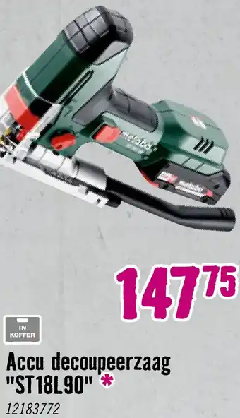 Hornbach METABO Accu decoupeerzaag ST 18 L 90 (zonder accu) aanbieding