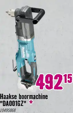 Hornbach MAKITA Haakse accuboormachine XGT DA001GZ (**gratis accu**) aanbieding