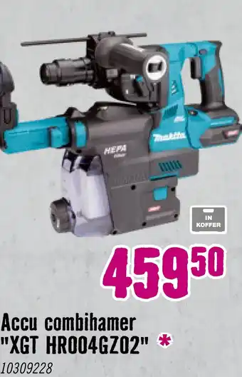 Hornbach MAKITA Accu combihamer XGT HR004GZ02 (**gratis accu**) aanbieding