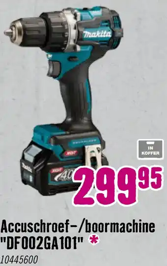 Hornbach MAKITA Accu schroefboormachine XGT DF002GA101 aanbieding