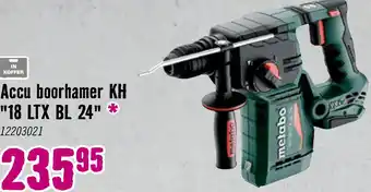 Hornbach METABO Accu boorhamer KH 18 LTX BL 24 (zonder accu) aanbieding