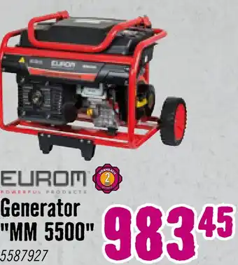 Hornbach EUROM Generator MM5500 aanbieding