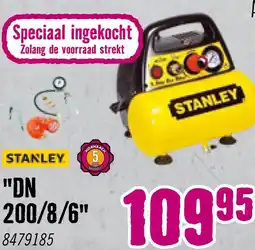 Hornbach STANLEY Compressor DN200/8/6 (incl. 6-delige accessoireset) aanbieding