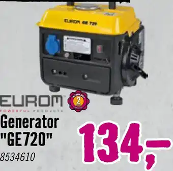 Hornbach EUROM Generator GE720 aanbieding