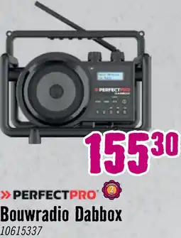 Hornbach PERFECTPRO Bouwradio Dabbox aanbieding