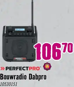 Hornbach PERFECTPRO Bouwradio Dabpro aanbieding