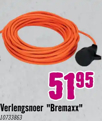 Hornbach BRENNENSTUHL Verlengsnoer Bremaxx IP44 oranje, 25 meter aanbieding