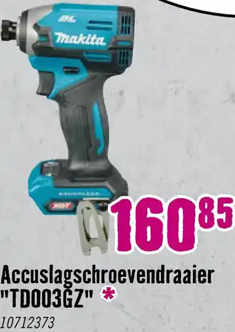 Hornbach MAKITA Slagschroevendraaier XGT TD003GZ (zonder accu) aanbieding