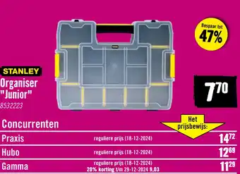 Hornbach STANLEY Organizer Junior aanbieding