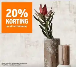 GAMMA 20% KORTING op al het behang aanbieding