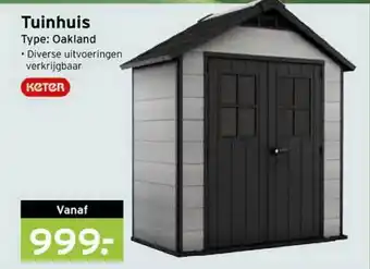 Heuts Keter tuinhuis oakland aanbieding