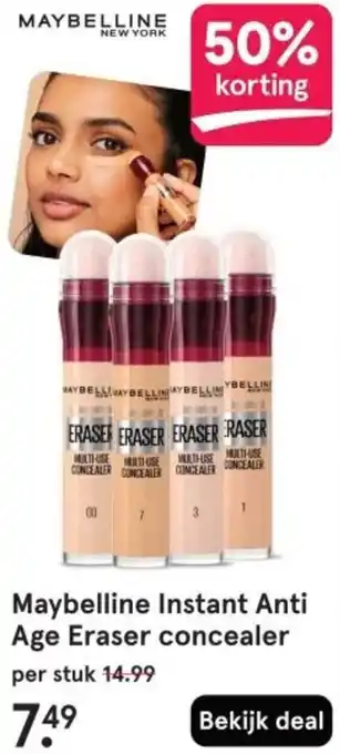 Etos Maybelline Instant Anti Age Eraser concealer aanbieding