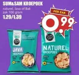 MCD Supermarkt SUM&SAM KROEPOEK aanbieding