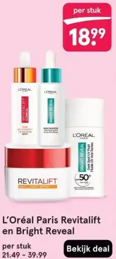 Etos L'Oréal Paris Revitalift en Bright Reveal aanbieding