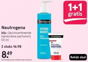 Etos Neutrogena aanbieding