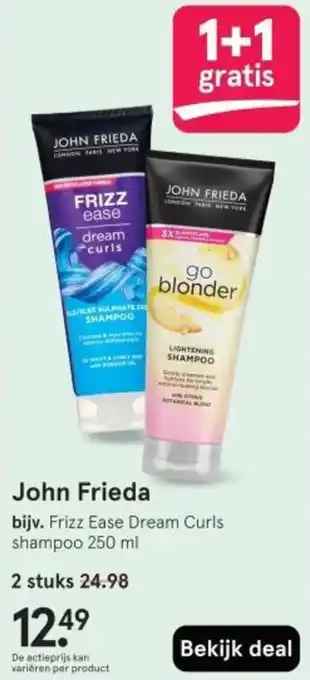 Etos John Frieda aanbieding