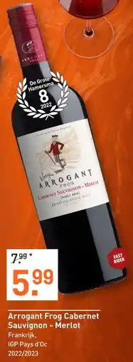 Gall & Gall Arrogant Frog Cabernet Sauvignon Merlot 75CL Wijn aanbieding