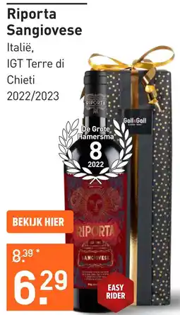 Gall & Gall Riporta Sangiovese 75CL Wijn aanbieding