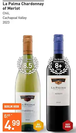 Gall & Gall La Palma Reserva Chardonnay 75CL Wijn aanbieding