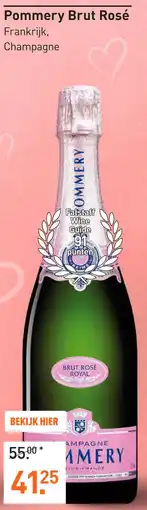 Gall & Gall Pommery Brut Rosé 75CL Mousserend aanbieding