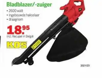 Van Cranenbroek KOS Bladblazer--Zuiger 2600 watt aanbieding