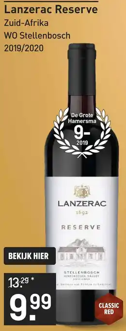 Gall & Gall Lanzerac Reserve 75CL Wijn aanbieding