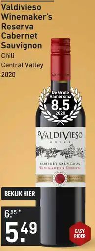 Gall & Gall Valdivieso Winemaker's Reserva Cabernet Sauvignon 75CL Wijn aanbieding