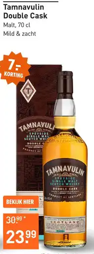 Gall & Gall Tamnavulin Double Cask 70CL Whisky aanbieding