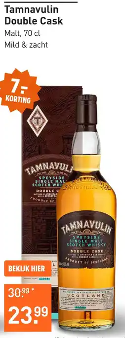 Gall & Gall Tamnavulin Double Cask 70CL Whisky aanbieding