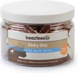 Intratuin Beeztees kattensnack Dinky Dice 90 g aanbieding