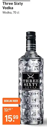 Gall & Gall Three Sixty Vodka 70CL Mixen aanbieding