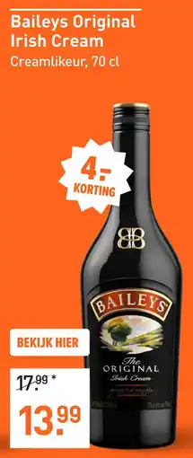 Gall & Gall Baileys Original Irish Cream 70CL Overig aanbieding