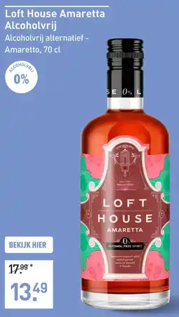 Gall & Gall Loft House Amaretta Alcoholvrij 70CL Overig aanbieding