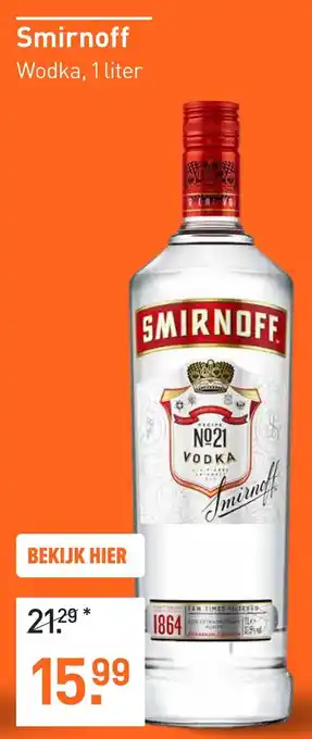 Gall & Gall Smirnoff 100CL Mixen aanbieding