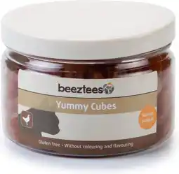 Intratuin Beeztees kattensnack Yummy Cubes met kip 90 gram aanbieding