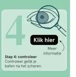 Etos Stap 4: controleer Controleer gelijk je ballen na het scheren. aanbieding