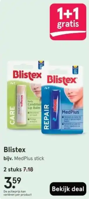 Etos Blistex aanbieding