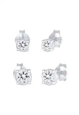 Douglas Elli Dames oorbellen set van 2 met kristallen in 925 Sterling Zilver aanbieding