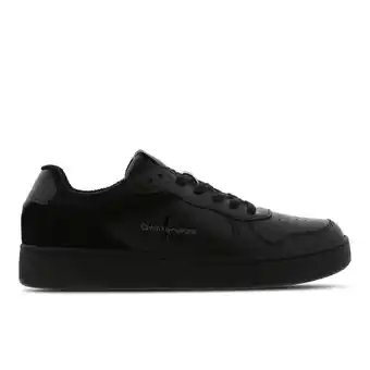 Foot Locker Calvin Klein Basket Low Heren Schoenen - Zwart - Maat: 42 - Leer - Foot Locker aanbieding