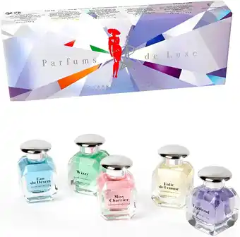 Amazon Charrier Parfums Parfums de Luxe Gift Set of 5 Luxury Miniature Eau de Parfum 60 ml aanbieding