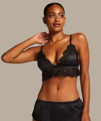 Hunkemoller Hunkemöller Bralette Valerie Zwart aanbieding