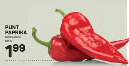 Ekoplaza PUNT PAPRIKA aanbieding