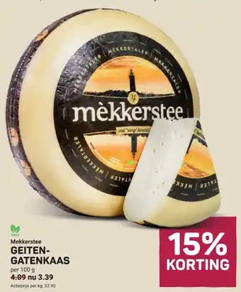 Ekoplaza Mekkerstee GEITEN- GATENKAAS aanbieding