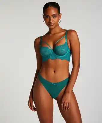 Hunkemoller Hunkemöller String Zena Groen aanbieding