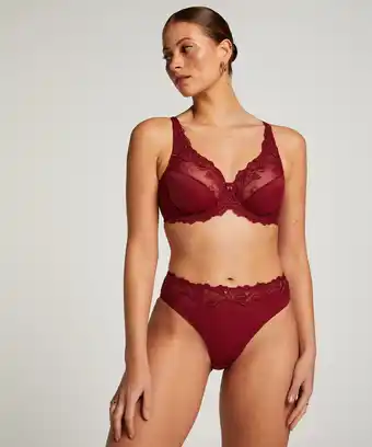 Hunkemoller Hunkemöller Hoge slip Diva Rood aanbieding