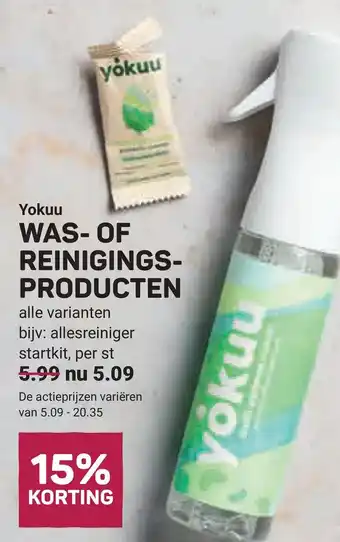 Ekoplaza Yokuu WAS-OF REINIGINGS. PRODUCTEN aanbieding