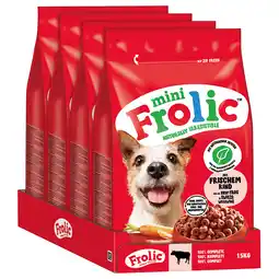 Zooplus 6kg (4x1,5kg) Frolic Mini Rund droogvoer voor honden aanbieding