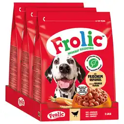 Zooplus Frolic Complete Gevogelte, Groenten en Rijst Hondenvoer - 7,8 kg (3 x 2,6 kg) aanbieding