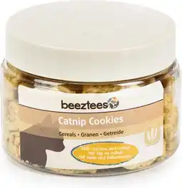 Intratuin Beeztees kattensnack Catnip Cookies kip 55 g aanbieding