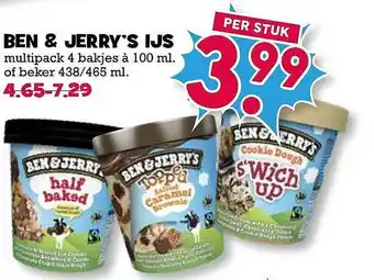 Boon`s Markt Ben & Jerry's Ijs aanbieding